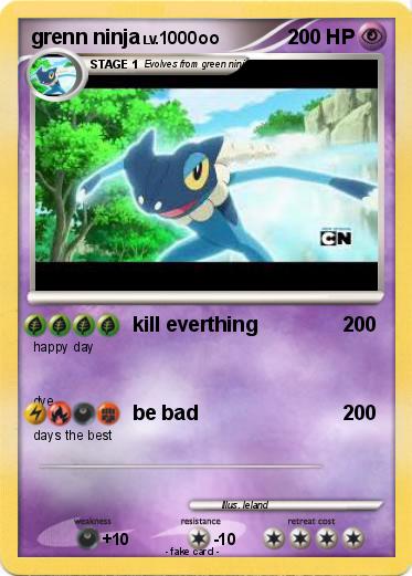 Pokemon grenn ninja