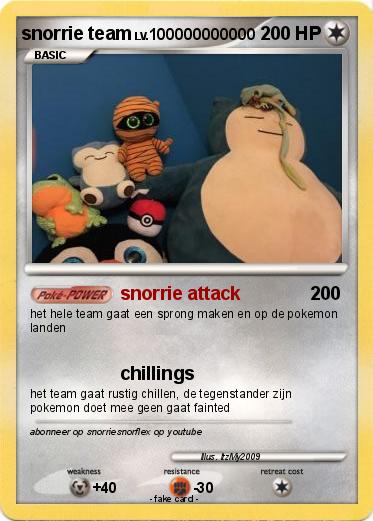 Pokemon snorrie team