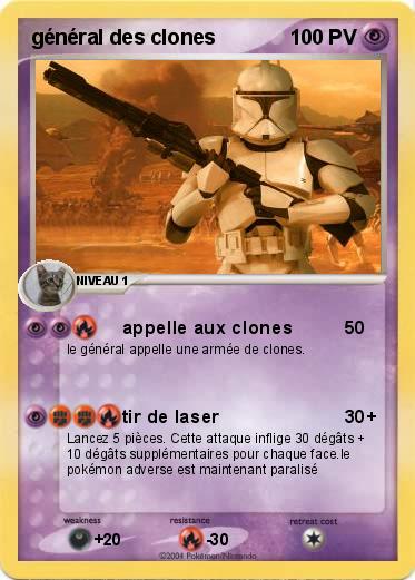 Pokemon général des clones