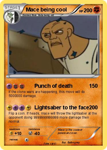 Pokemon Mace being cool