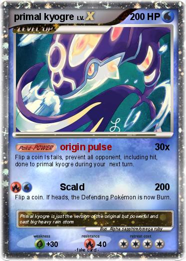 Pokemon primal kyogre