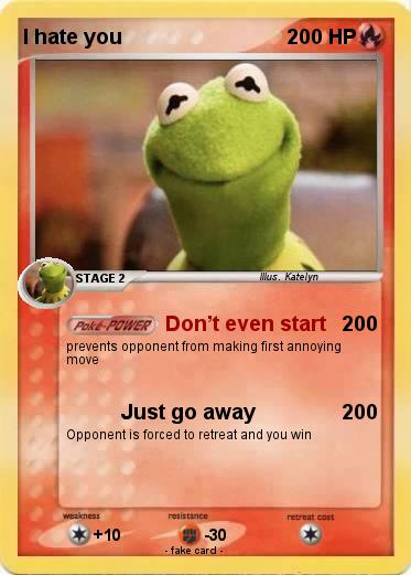 Pokemon I hate you