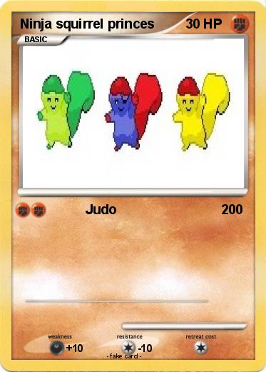 Pokemon Ninja squirrel princes