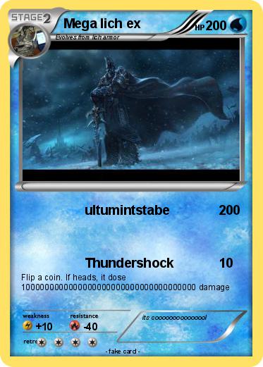 Pokemon Mega lich ex