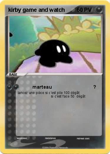 Pokemon kirby game and watch