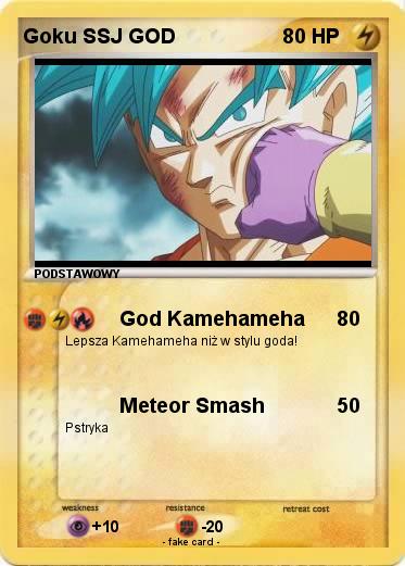 Pokemon Goku SSJ GOD