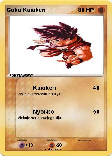 Pokemon Goku Kaioken