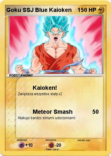 Pokemon Goku SSJ Blue Kaioken