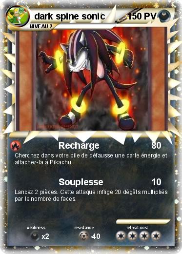 Pokemon dark spine sonic