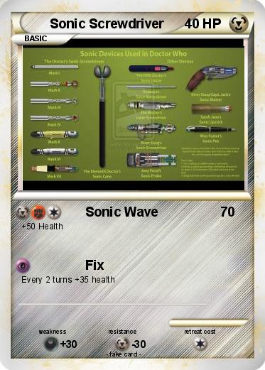 Pokemon Sonic Screwdriver