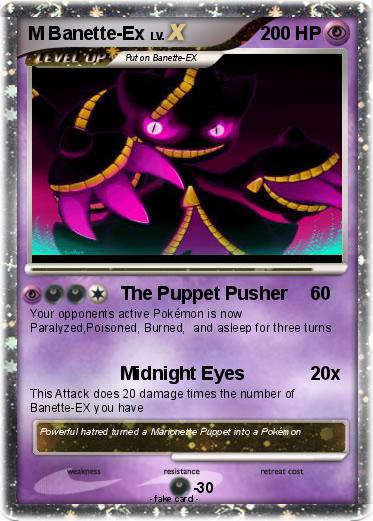 Pokemon M Banette-Ex