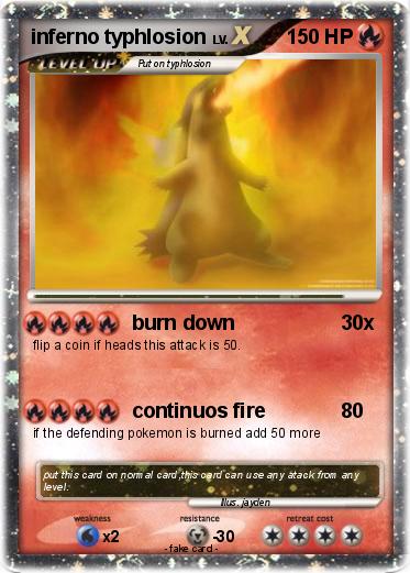 Pokemon inferno typhlosion
