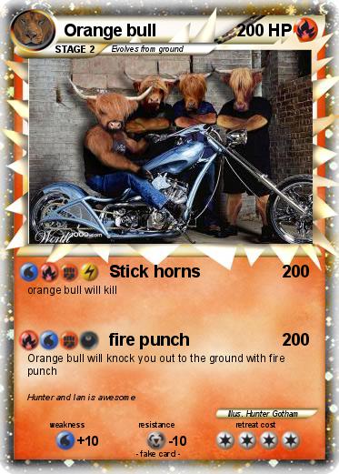 Pokemon Orange bull