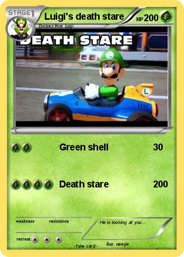 Pokemon Luigi's death stare
