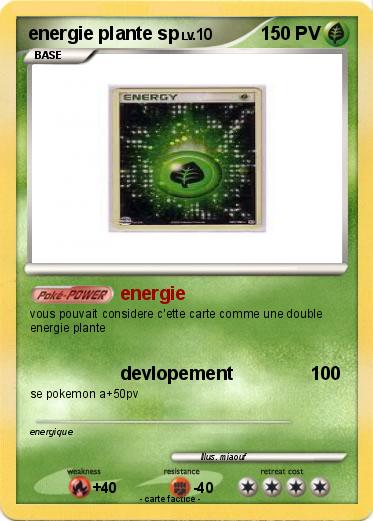 Pokemon energie plante sp