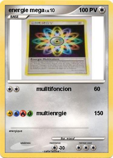 Pokemon energie mega