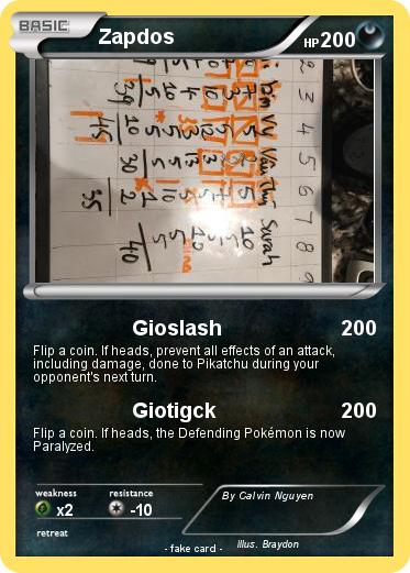 Pokemon Zapdos
