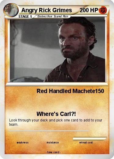 Pokemon Angry Rick Grimes