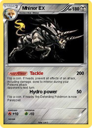 Pokemon Mhinor EX