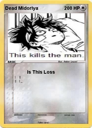 Pokemon Dead Midoriya