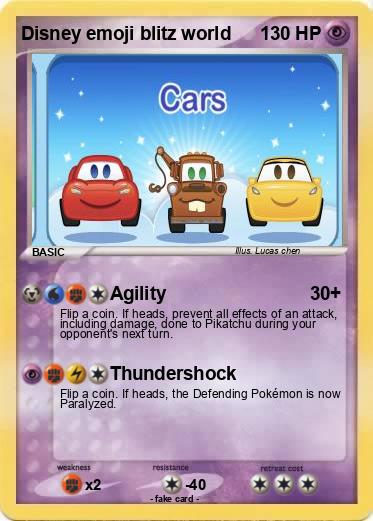 Pokemon Disney emoji blitz world