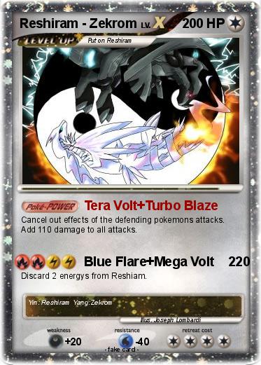 Pokemon Reshiram - Zekrom