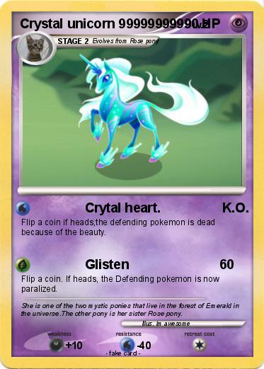 Pokemon Crystal unicorn 9999999999