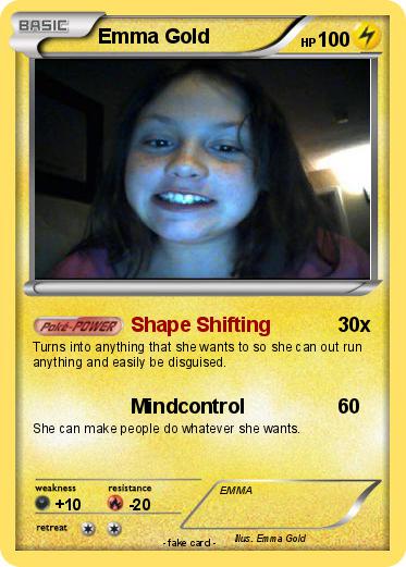 Pokemon Emma Gold