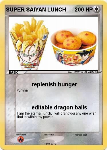 Pokemon SUPER SAIYAN LUNCH