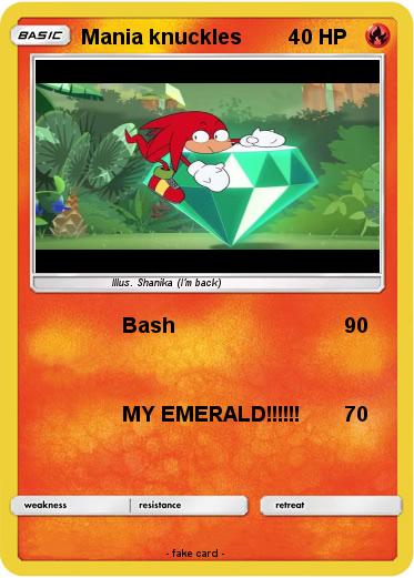 Pokemon Mania knuckles