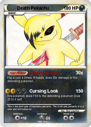 Pokemon Death Pekachu