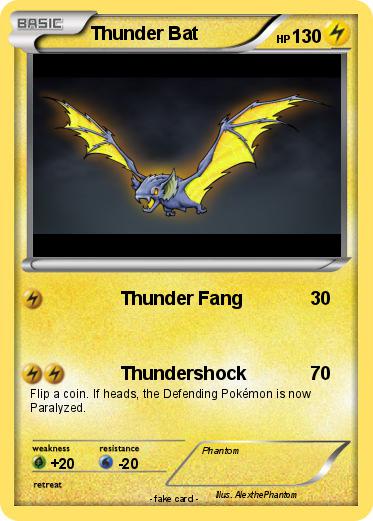 Pokemon Thunder Bat