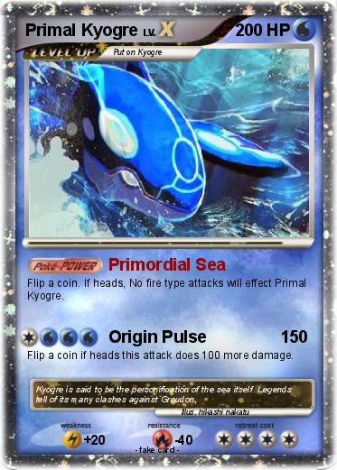 Pokemon Primal Kyogre