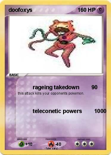 Pokemon doofoxys