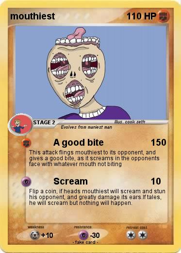 Pokemon mouthiest