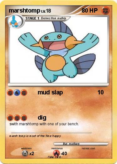 Pokemon marshtomp