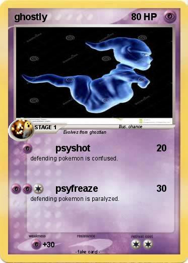 Pokemon ghostly
