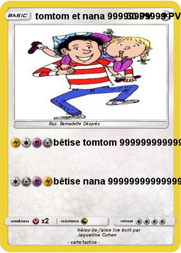 Pokemon tomtom et nana 99999999999 PV