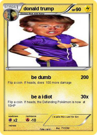 Pokemon donald trump