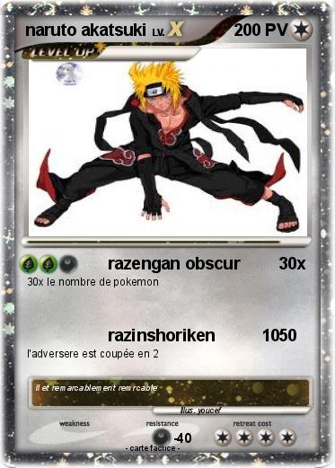 Pokemon naruto akatsuki