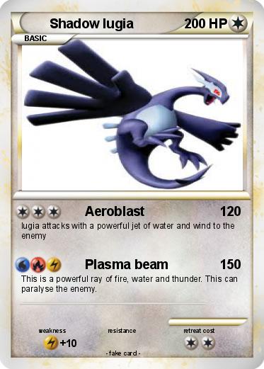 Pokemon Shadow lugia