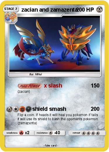 Pokemon zacian and zamazenta