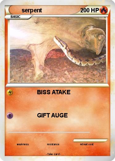 Pokemon serpent
