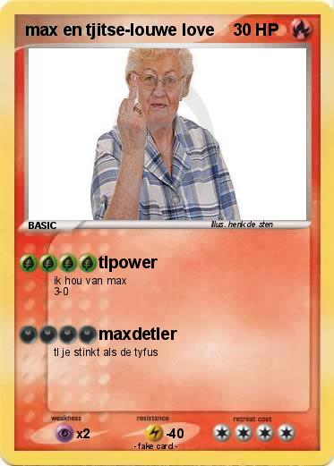 Pokemon max en tjitse-louwe love