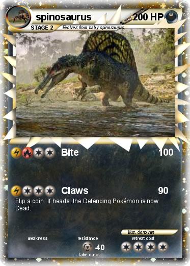 Pokemon spinosaurus