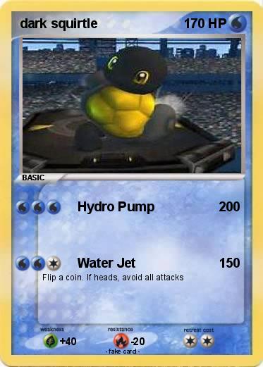 Pokemon dark squirtle