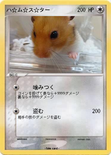 Pokemon ハ☆ム☆ス☆ター