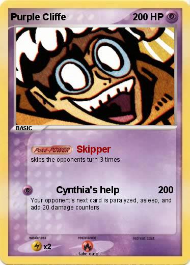 Pokemon Purple Cliffe