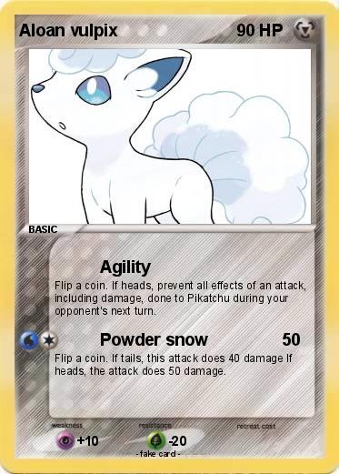 Pokemon Aloan vulpix