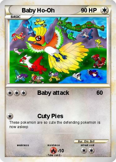 Pokemon Baby Ho-Oh